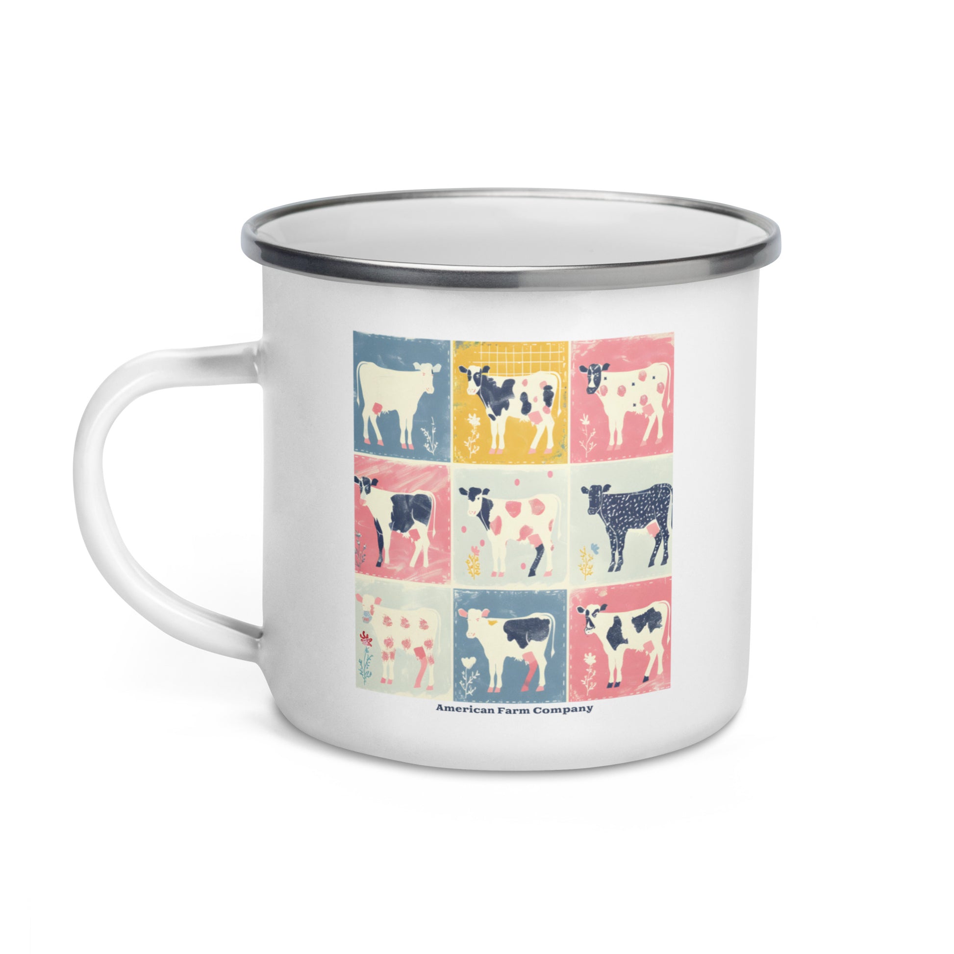 Patchwork Cow Mug - American Farm Company