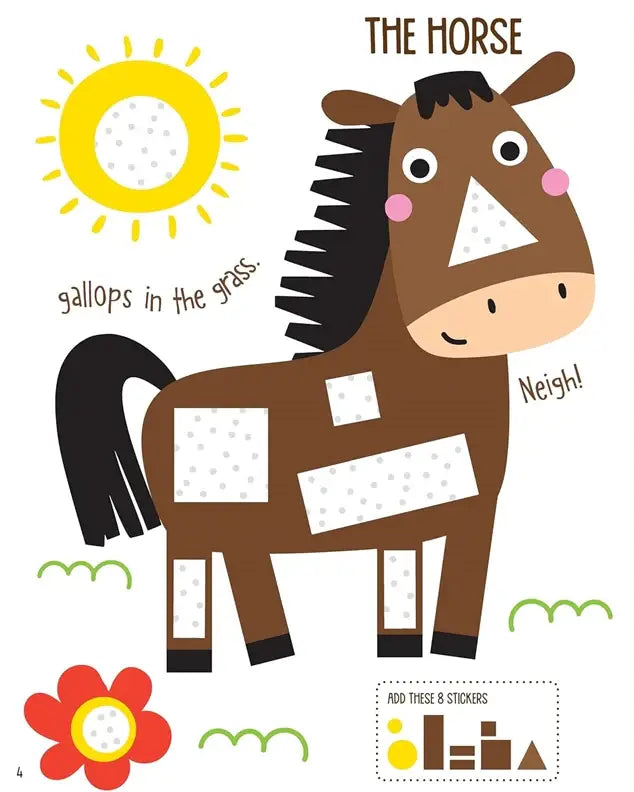 Sticker Fun: Learn About Animals Activity Book