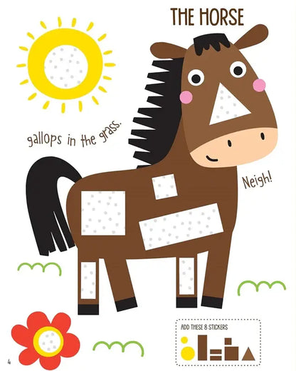 Sticker Fun: Learn About Animals Activity Book