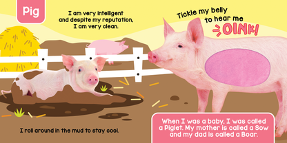 Farm Animals: Touch and Feel Sound Book