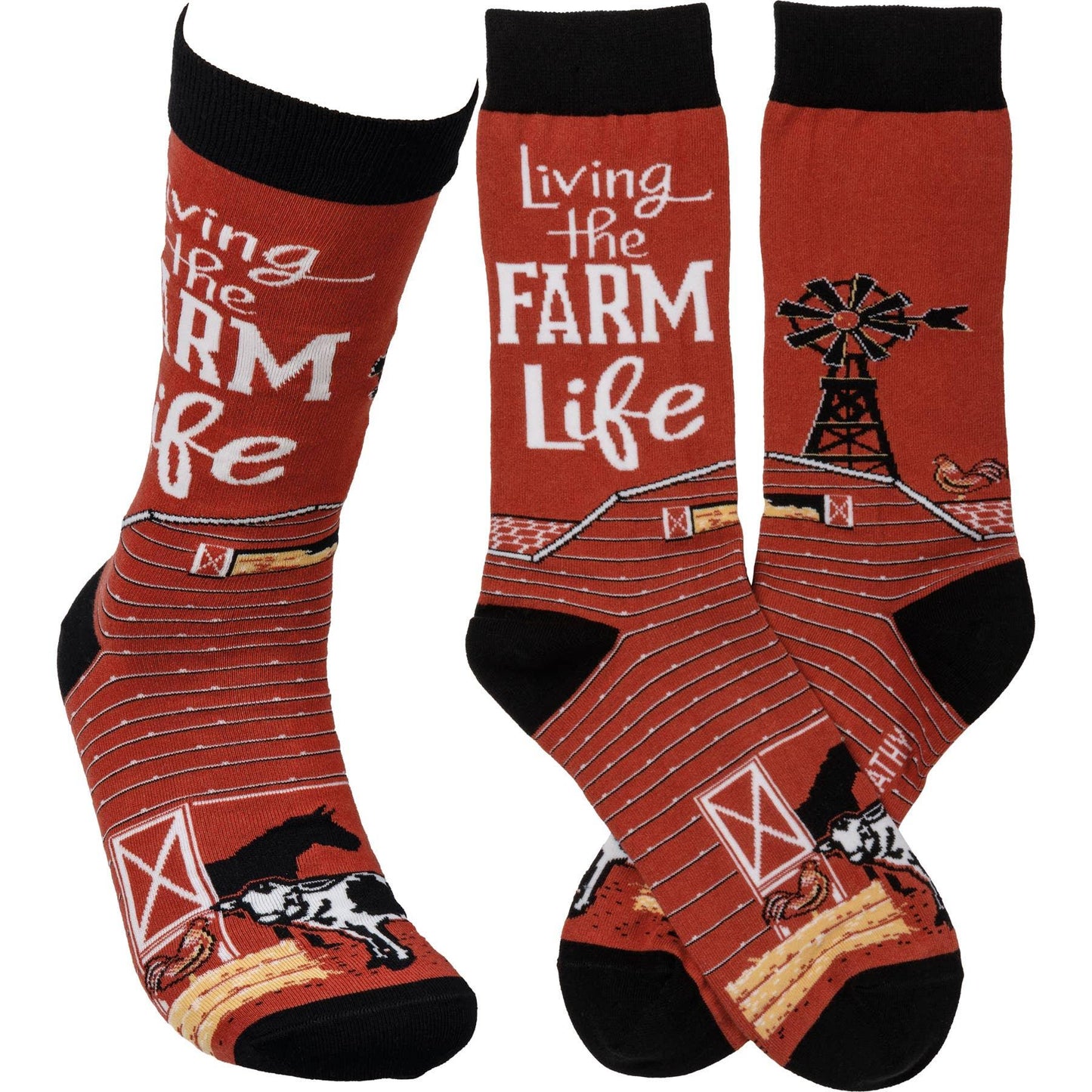 'Living The Farm Life' Socks