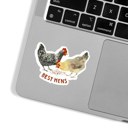 Best Hens Chickens Decal Sticker