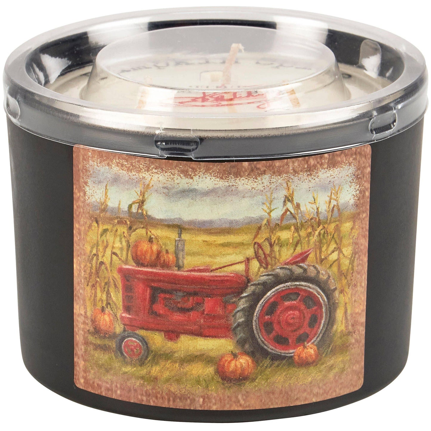 Fall Tractor Candle