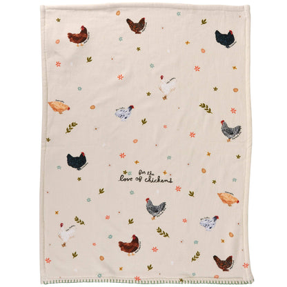 'For The Love Of Chickens' Kitchen Towel