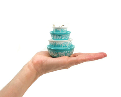 Mini Pyrex-Inspired Bowl Ornament
