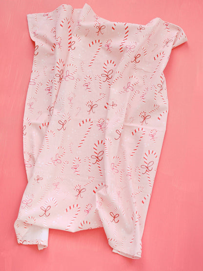 Candy Cane Holiday Flour Sack Towel