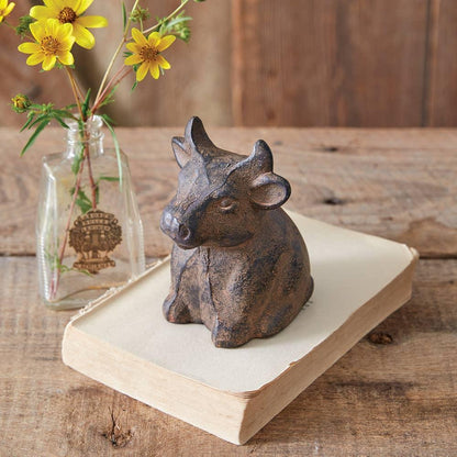 Cast Iron Bull Figurine - American Farm Company