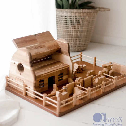 Wooden Toy Barn - American Farm Company