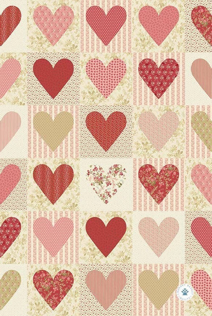 Sweetheart Quilt Pattern Kitchen Towel