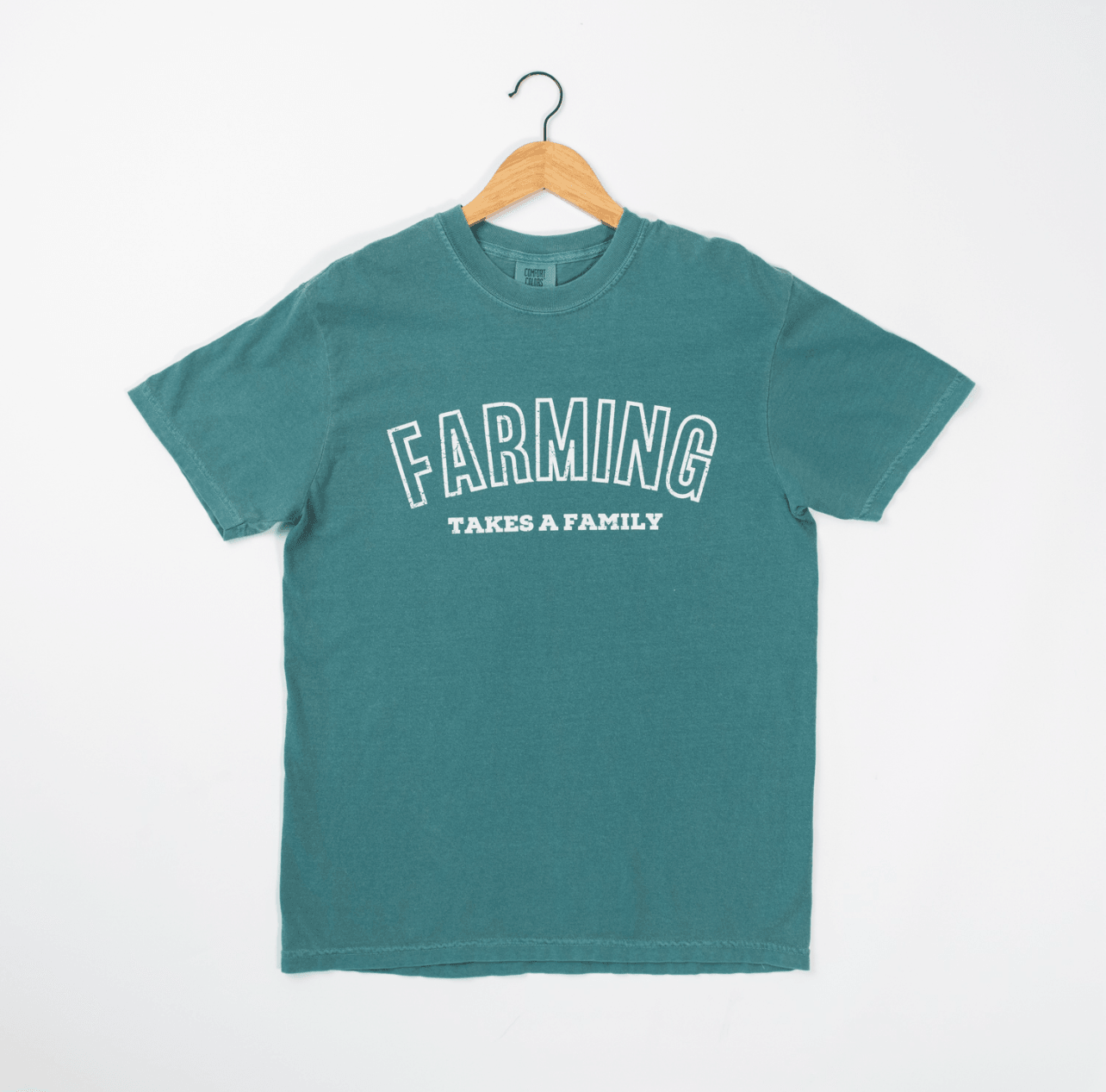 'Farming Takes a Family' Green Tee