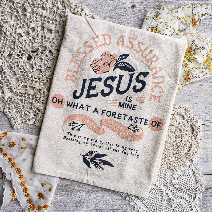 Blessed Assurance Tea Towel