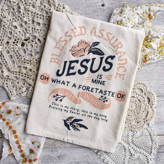 Blessed Assurance Tea Towel