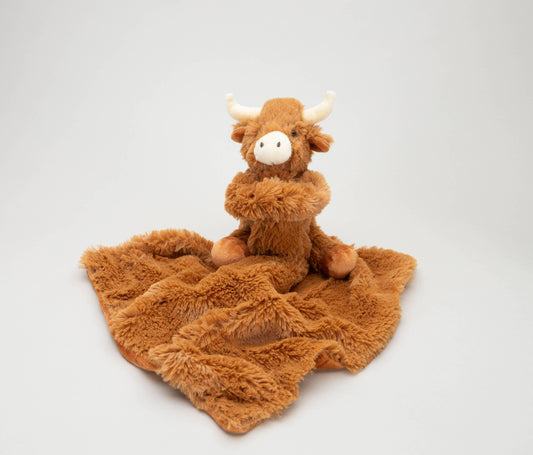 Highland Cow Soother Blanket - American Farm Company