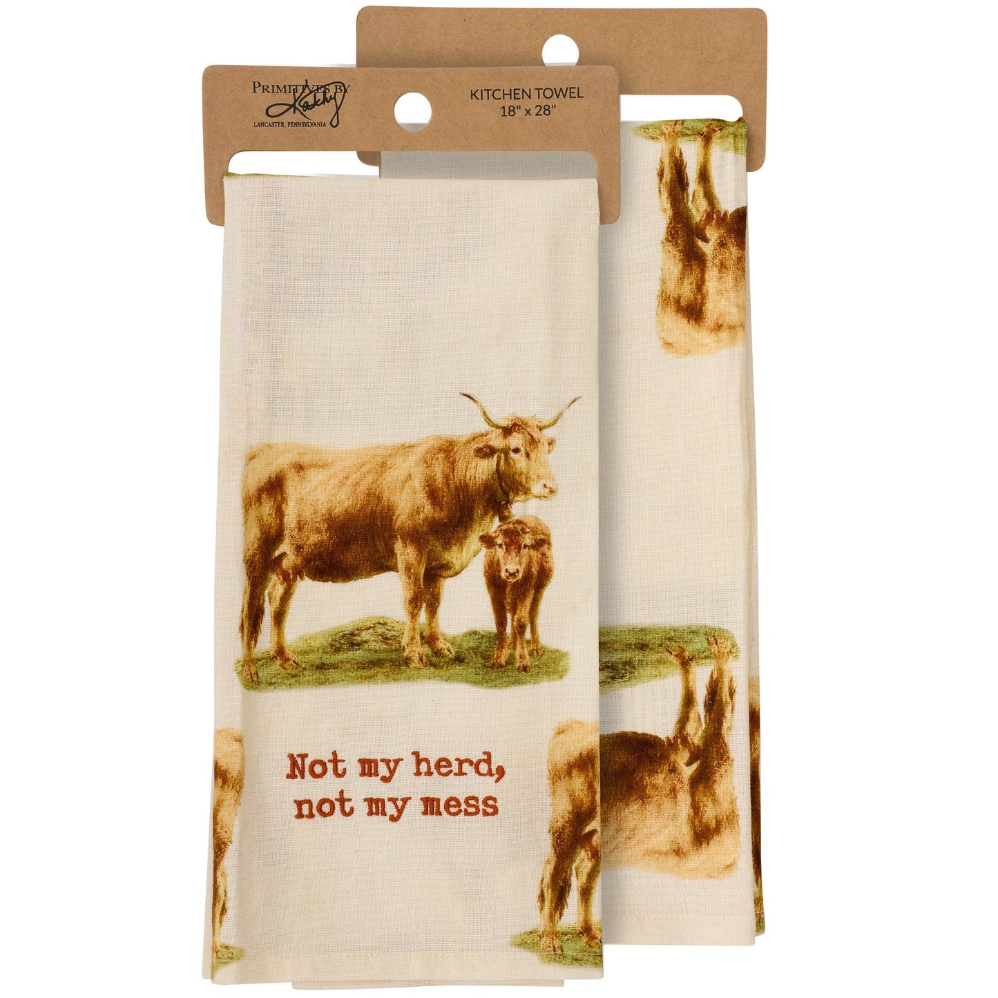 'Not My Herd Not My Mess' Kitchen Towel