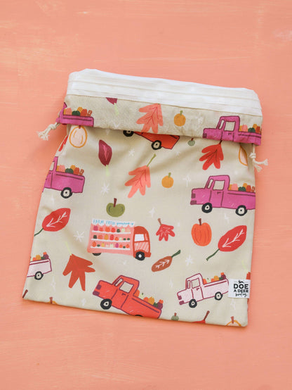Pumpkin Truck Bread Bag