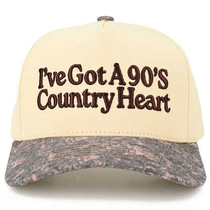 I've Got A 90's Country Heart Two Tone Trucker Hat