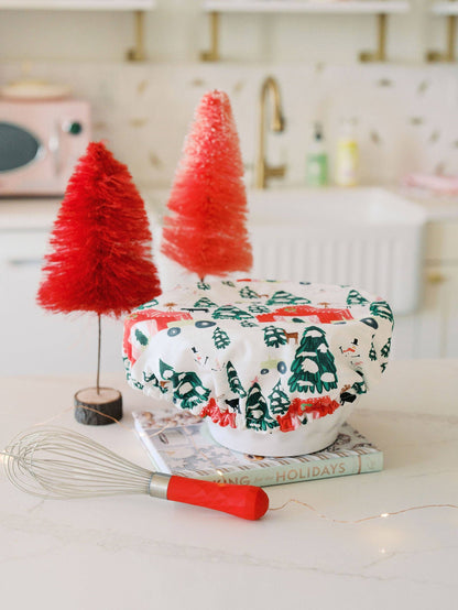 Festive Farm Christmas 10.5" Bowl Cover