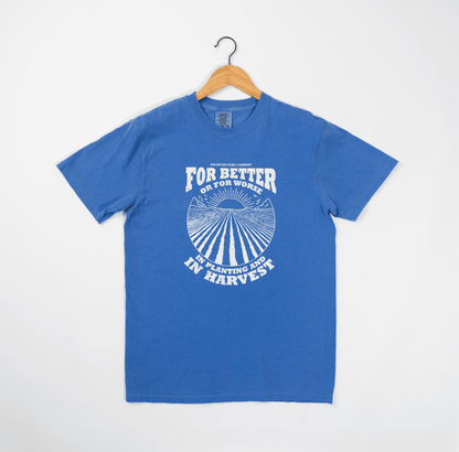 For Better or Worse Blue Tee - American Farm Company