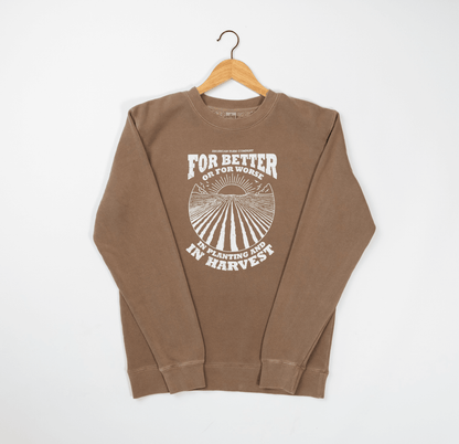 For Better or Worse Brown Crewneck - American Farm Company