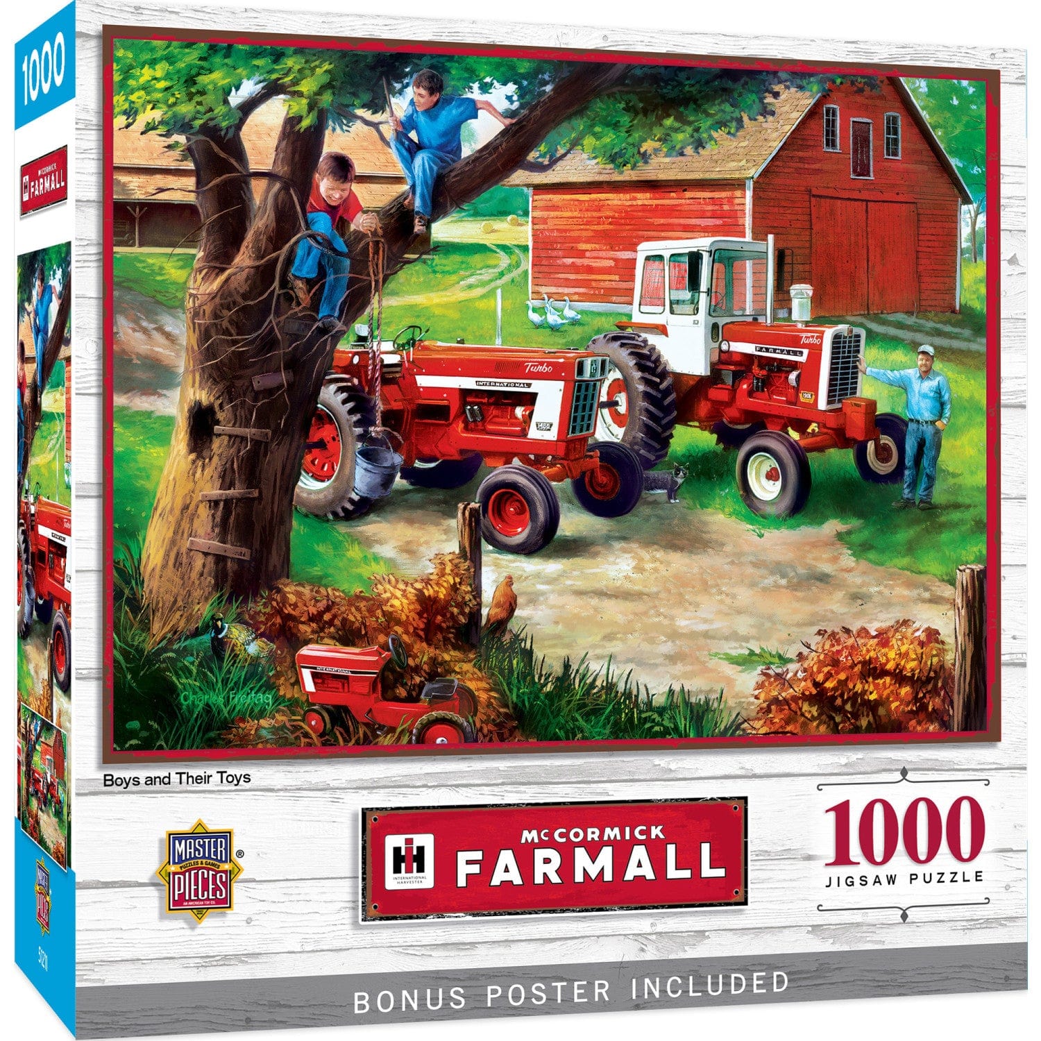 Farmall 'Boys and Their Toys' Puzzle - 1000 Piece - American Farm Company