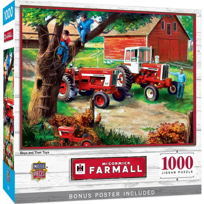Farmall 'Boys and Their Toys' Puzzle - 1000 Piece - American Farm Company