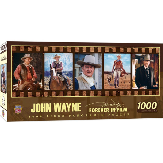 John Wayne 'Forever in Film' Panoramic Puzzle - 1000 Piece