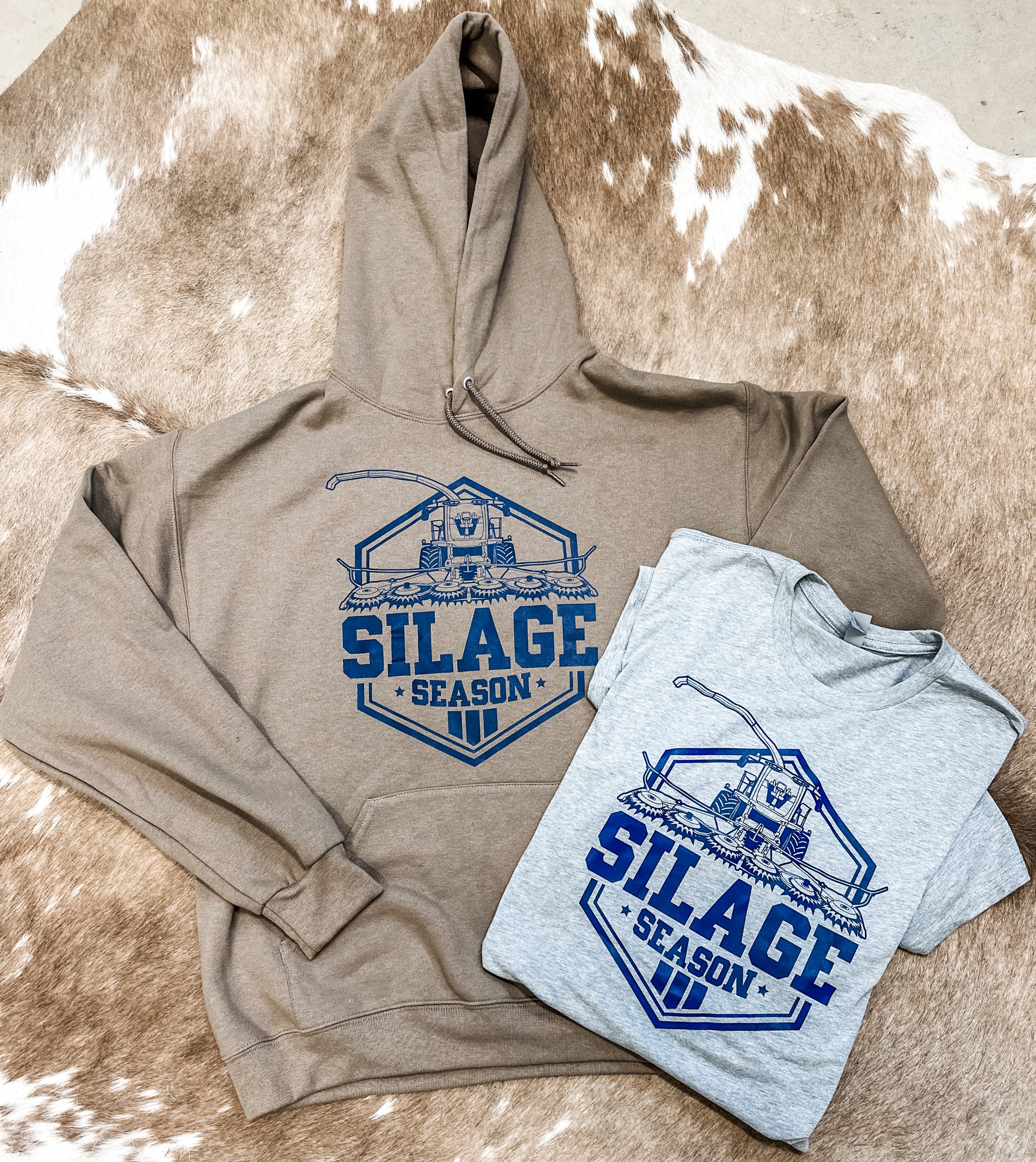'Silage Season' Grey Adult Tee