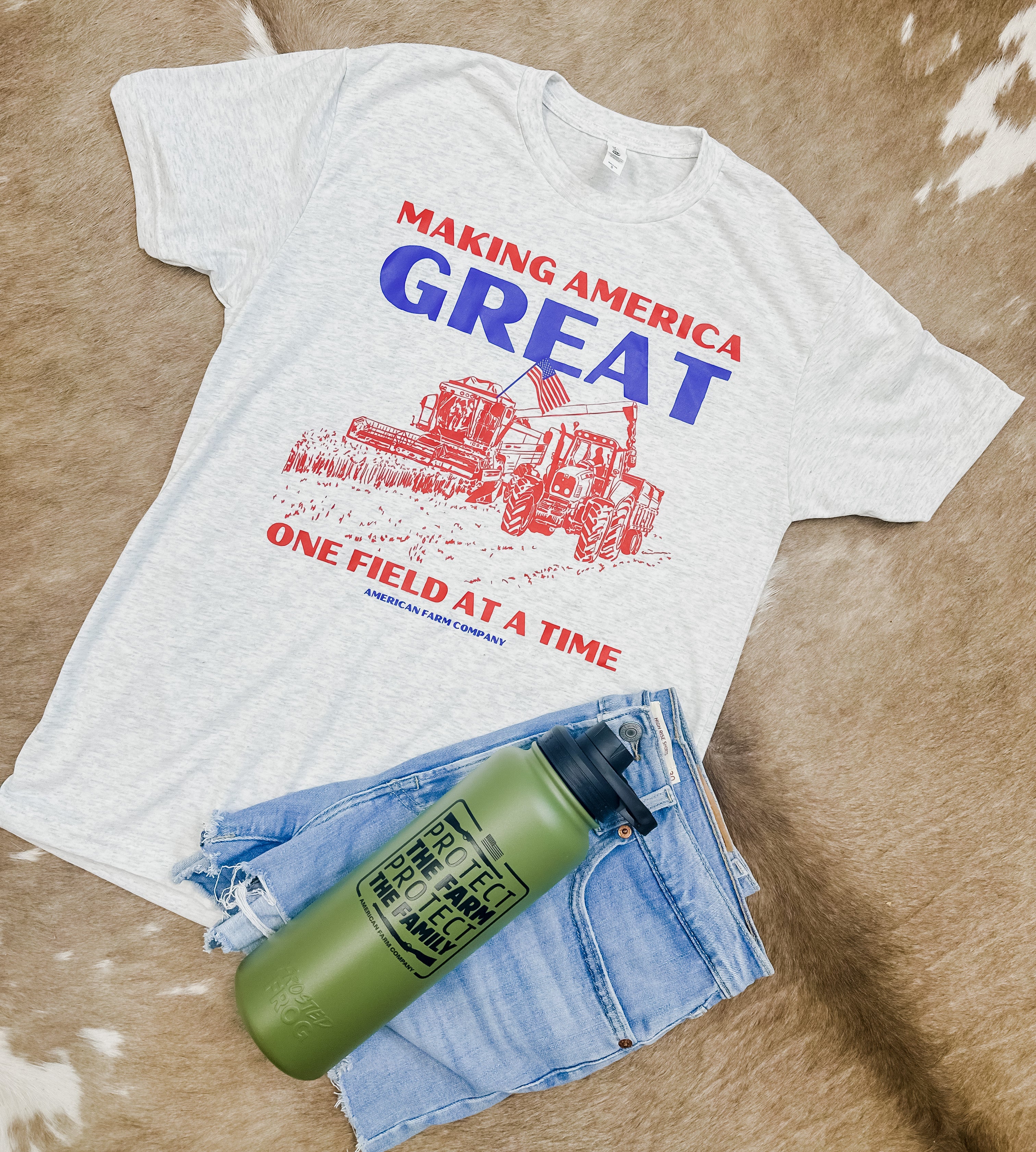 'Making America Great, One Field at a Time' Tee