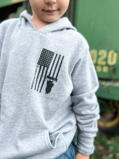 Ash 'Harvest Flag' Hoodie - Toddler & Youth - American Farm Company