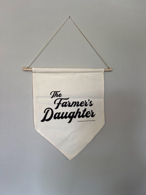 The Farmer's Daughter Canvas Wall Pennant