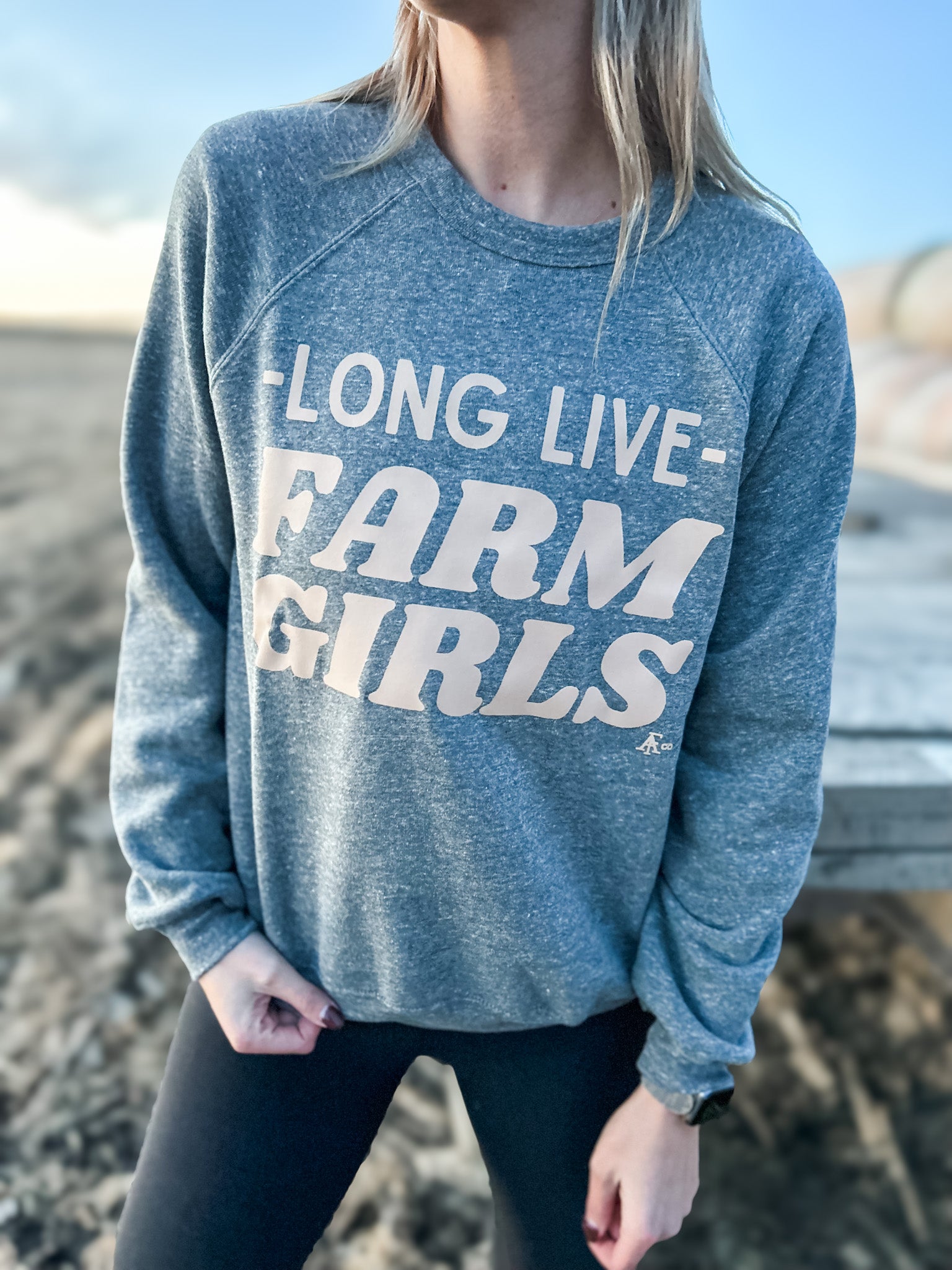 ‘Long Live Farm Girls’ Crewneck