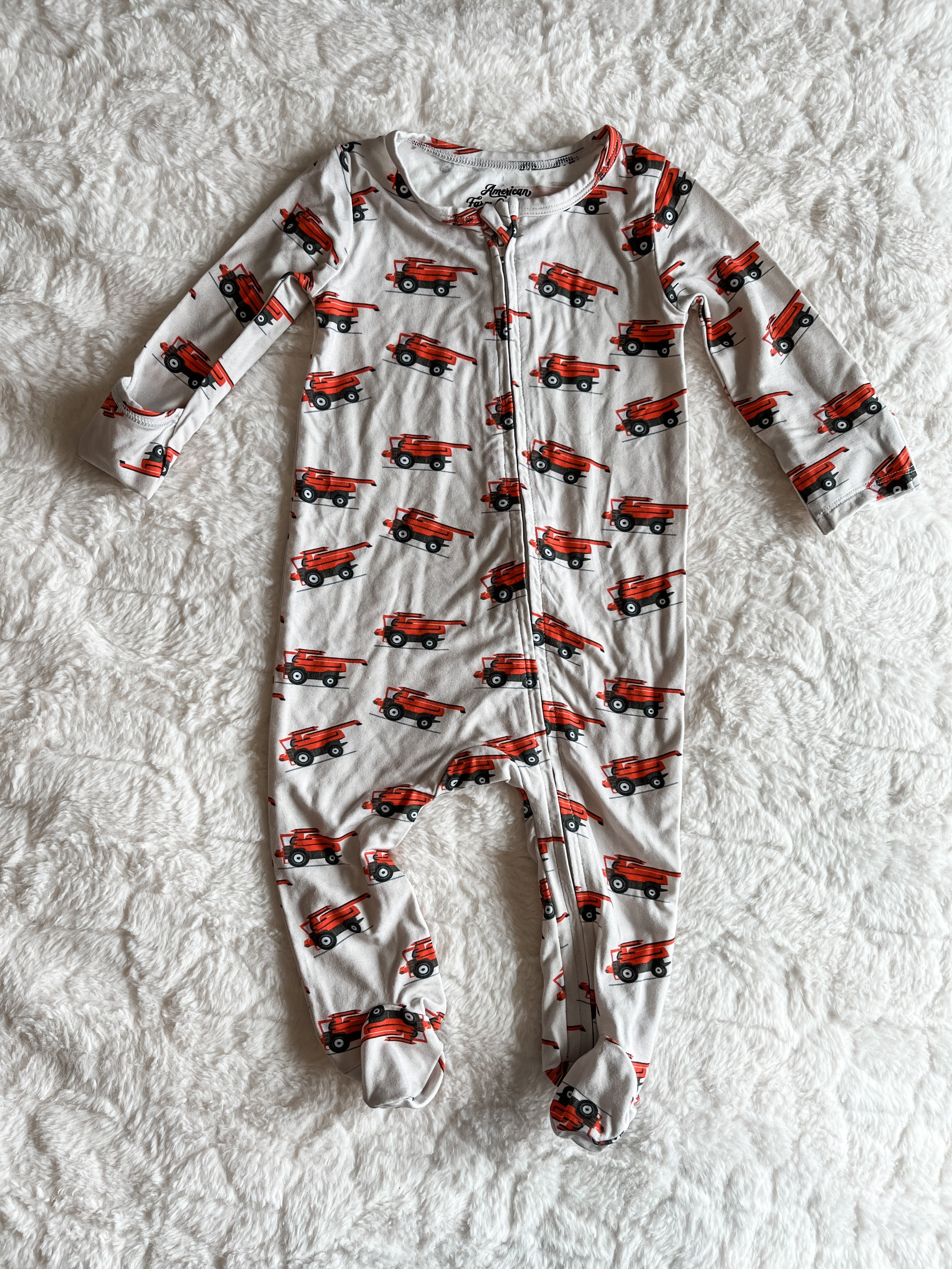 Red Combine Baby Pajamas