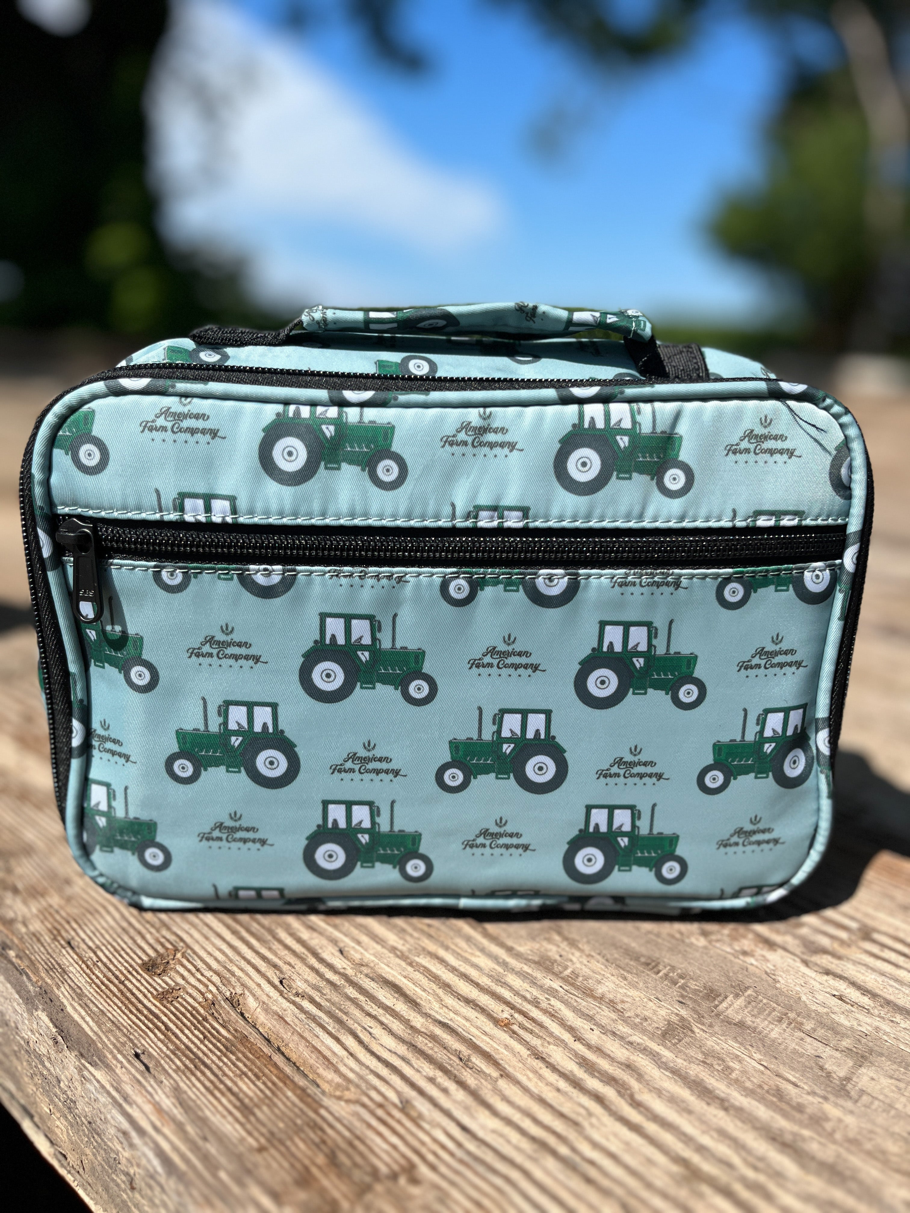 AFC Green Tractor Lunch Bag