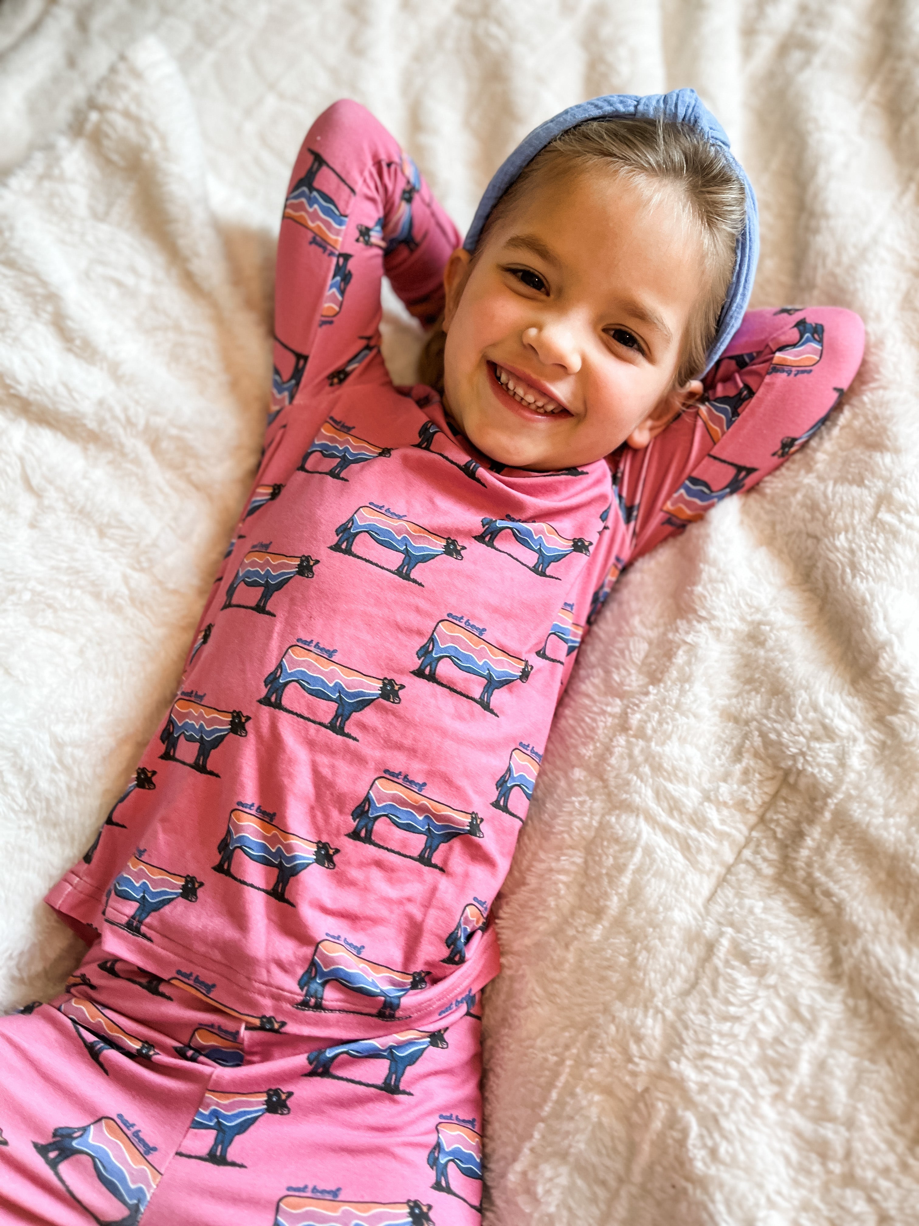 Red Combine Toddler/Youth Pajamas