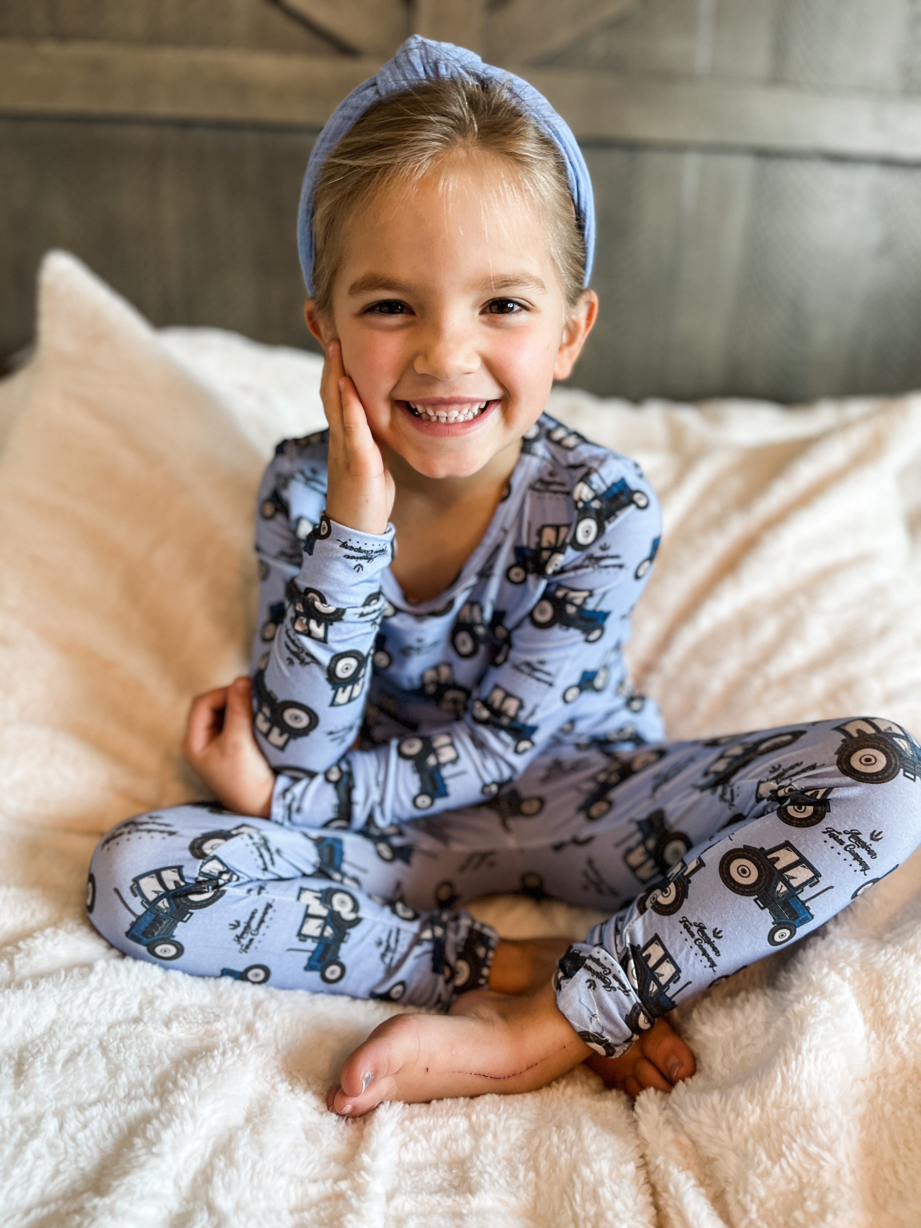 Blue Tractor Toddler/Youth Pajamas