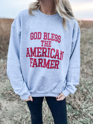 God Bless the American Farmer Crewneck