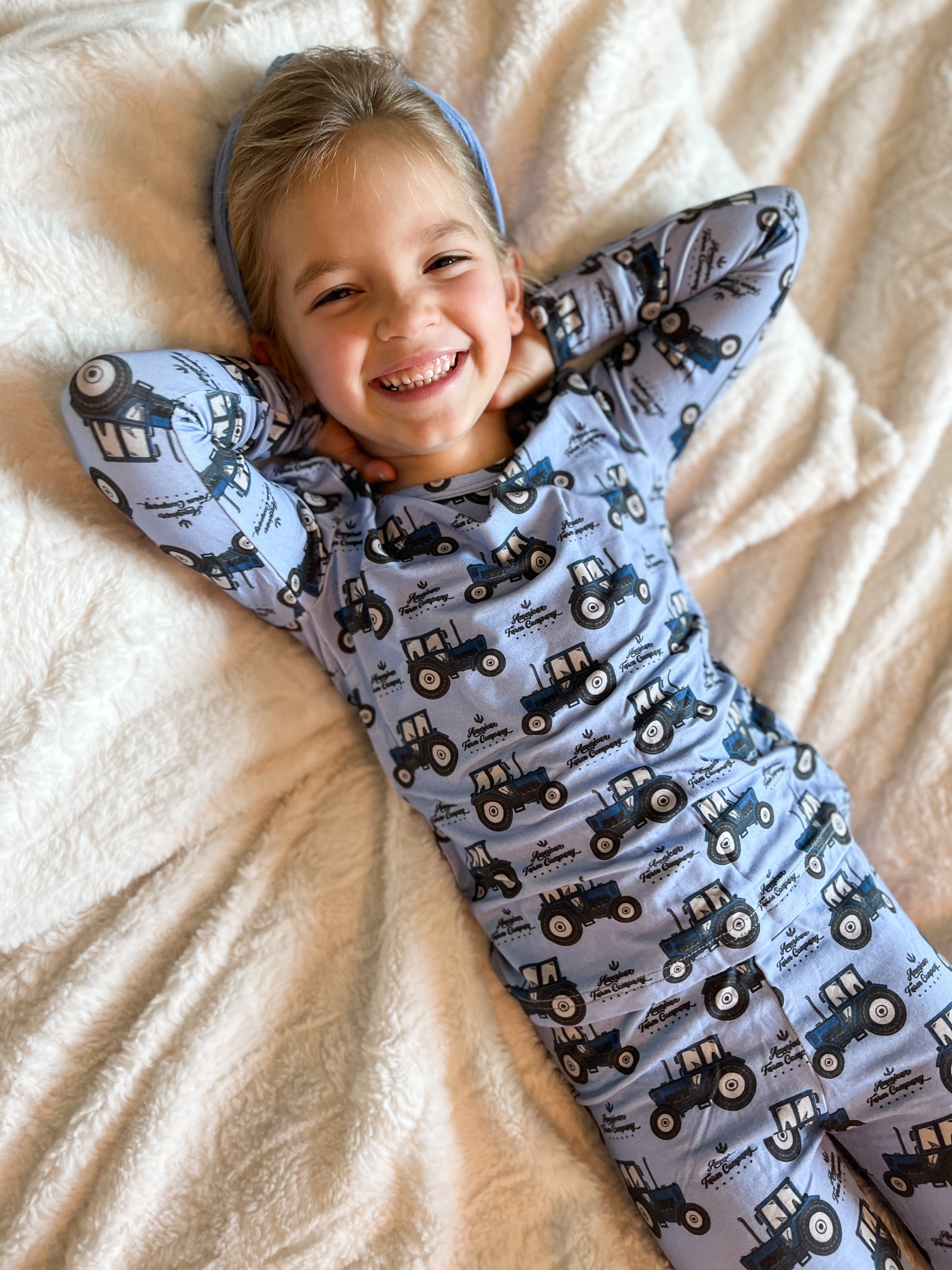 Blue Tractor Toddler/Youth Pajamas