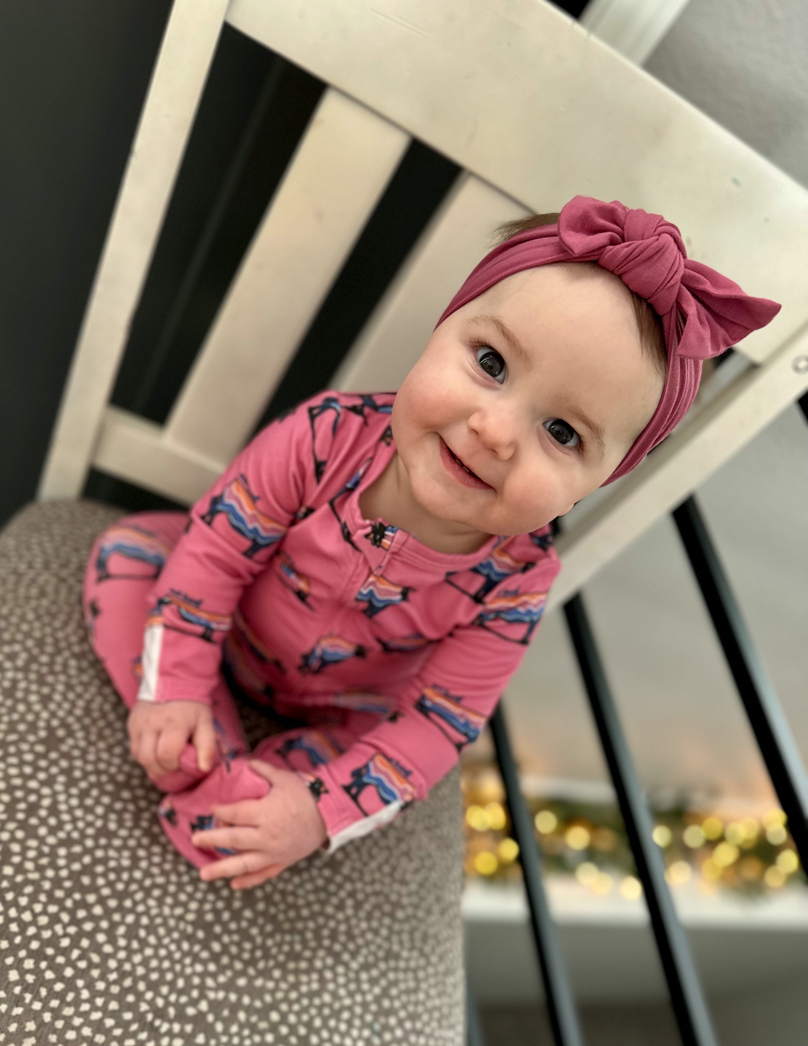 Retro Cow Baby Pajamas