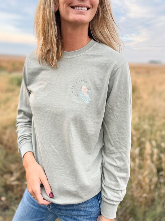 Farming in Faith 2 Sided Long Sleeve - American Farm Company