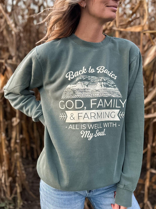 Back To Basics Crewneck - American Farm Company