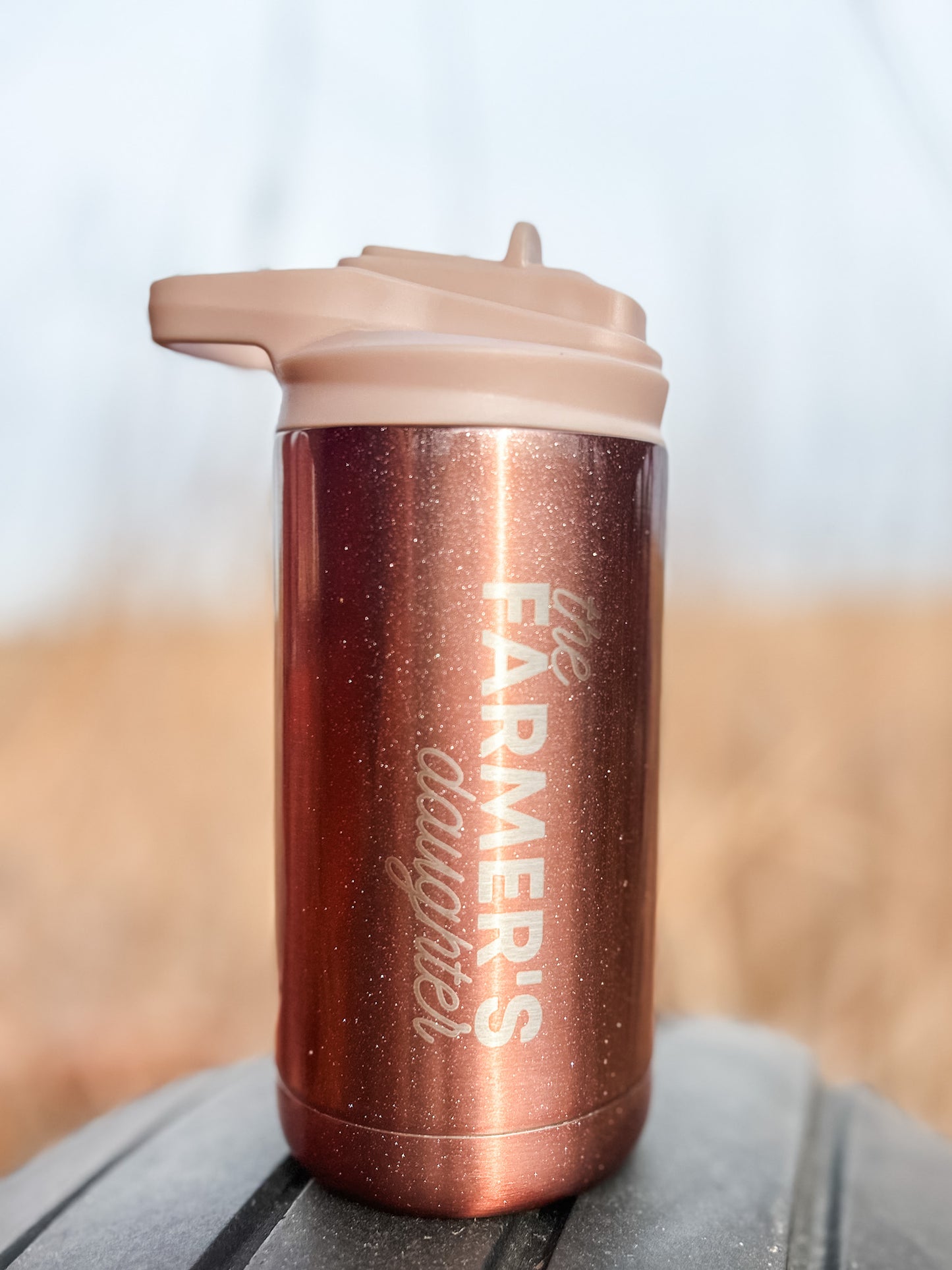 The Farmers Daughter Glitter Flip Spout Tumbler - American Farm Company