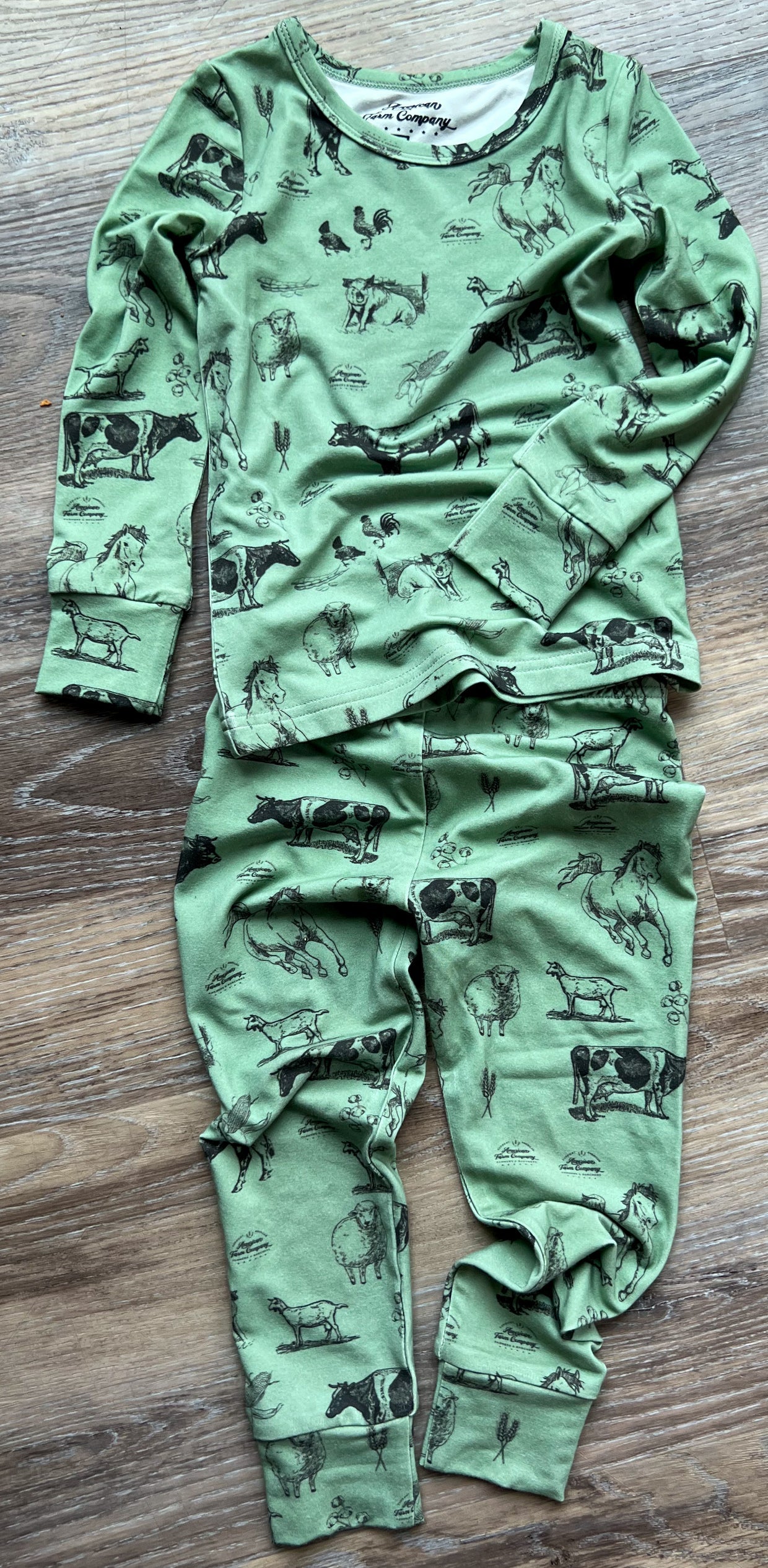 Animals & Crops Toddler/Youth Pajamas