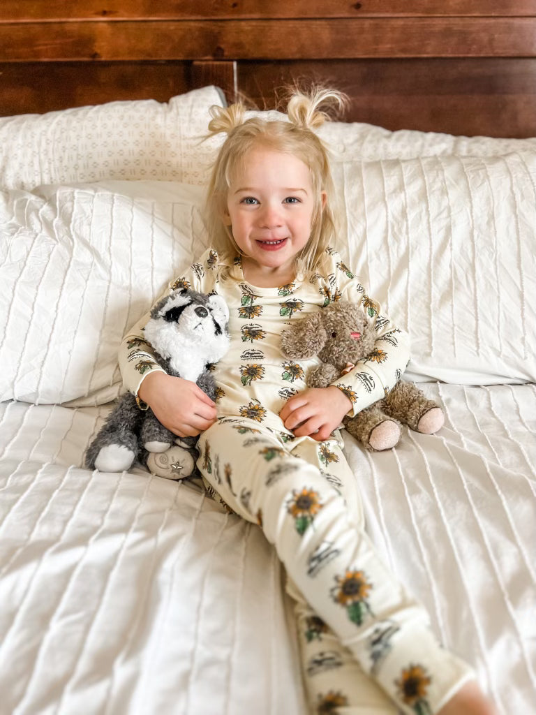Retro Cow Toddler/Youth Pajamas