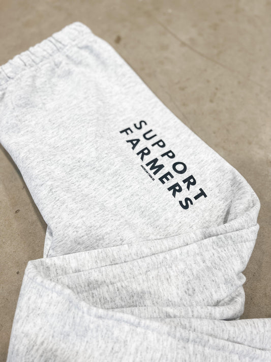 Support Farmers Sweatpants - Ash Grey - American Farm Company