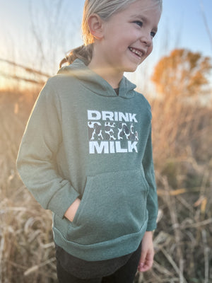 'Drink Real Milk’ Hoodie-Youth & Toddler