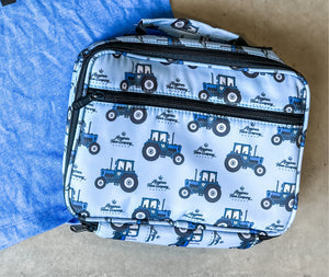 AFC Blue Tractor Lunch Bag