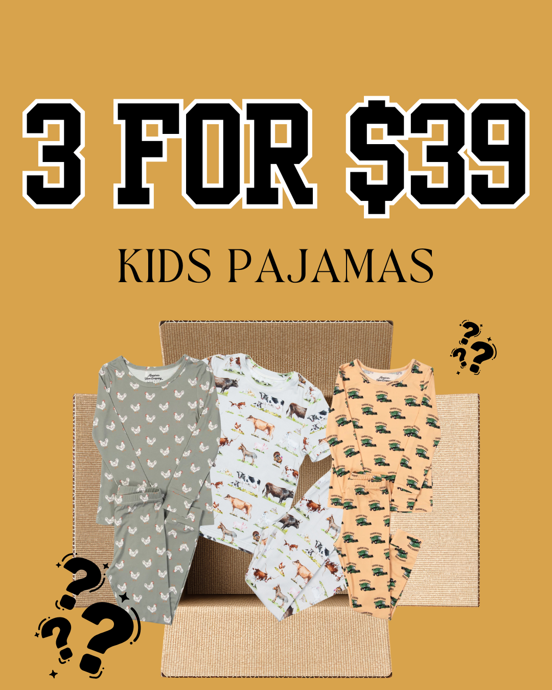 AFC Mystery Toddler/Youth Pajama Box - 3 for $39