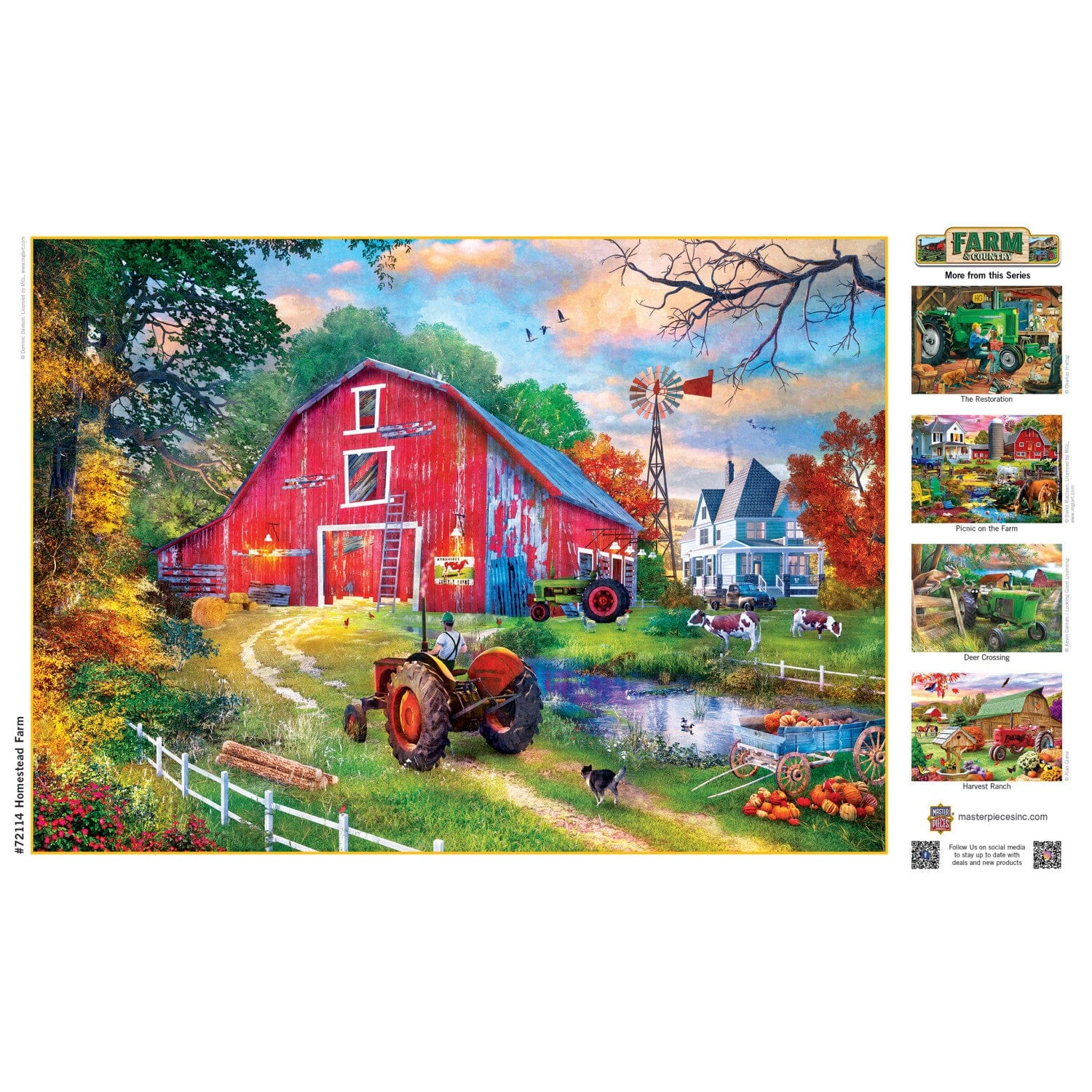 Farm & Country 'Homestead Farm' Puzzle - 1000 Piece - American Farm Company