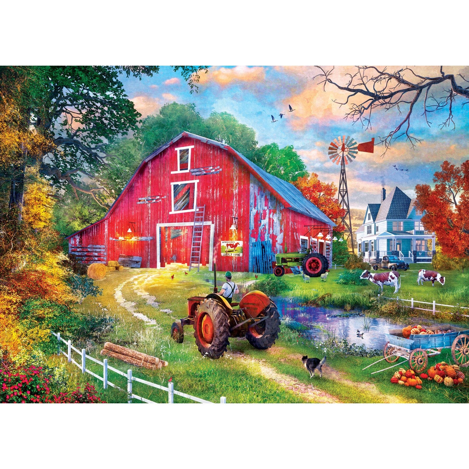 Farm & Country 'Homestead Farm' Puzzle - 1000 Piece - American Farm Company