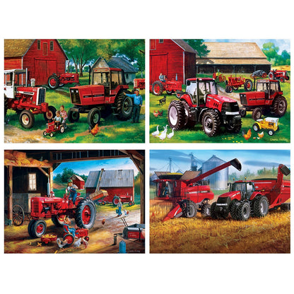 Farmall 4-Pack Puzzles - 500 Piece